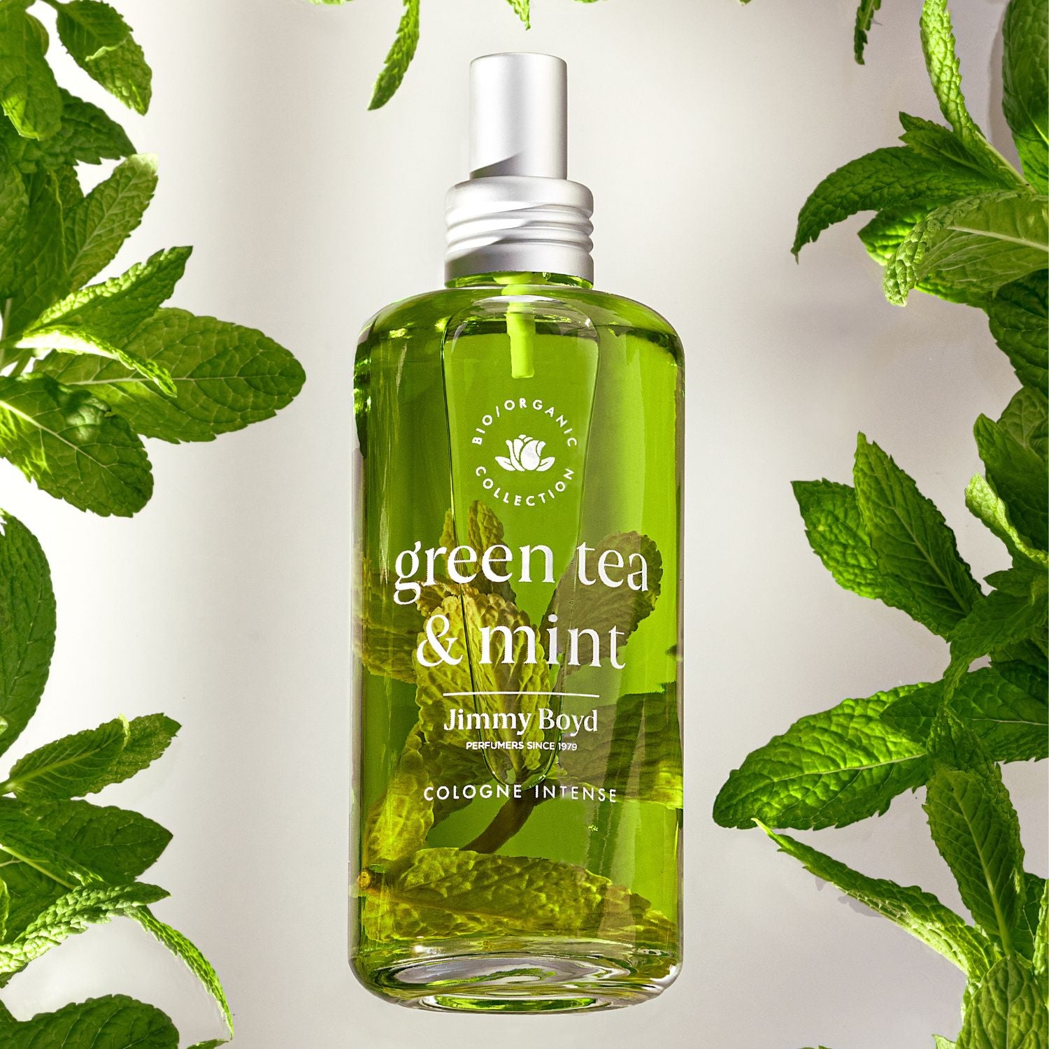 בושם אורגני תה ירוק ומנטה 200 מ"ל - Jimmy Boyd Green Tea and Mint Cologne Intense